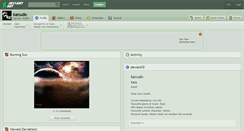 Desktop Screenshot of kanudo.deviantart.com