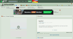 Desktop Screenshot of hellhoundatnight.deviantart.com