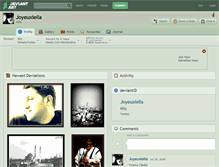 Tablet Screenshot of joyeuxiella.deviantart.com
