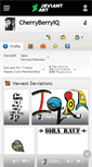 Mobile Screenshot of cherryberryiq.deviantart.com
