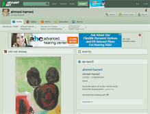 Tablet Screenshot of ahmed-hamed.deviantart.com