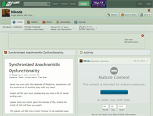 Tablet Screenshot of mikoda.deviantart.com