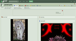 Desktop Screenshot of jynxed-lynxy.deviantart.com