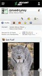 Mobile Screenshot of jynxed-lynxy.deviantart.com