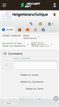 Mobile Screenshot of neigemelancholique.deviantart.com