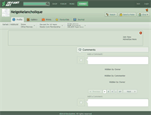 Tablet Screenshot of neigemelancholique.deviantart.com