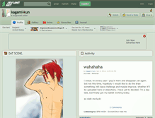 Tablet Screenshot of kagami-kun.deviantart.com