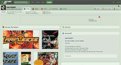Desktop Screenshot of necrokain.deviantart.com