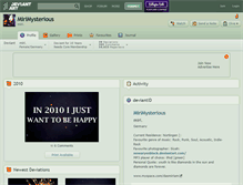 Tablet Screenshot of mirimysterious.deviantart.com