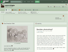 Tablet Screenshot of carenviniegra.deviantart.com