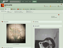Tablet Screenshot of gecko-polip.deviantart.com