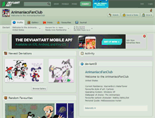 Tablet Screenshot of animaniacsfanclub.deviantart.com