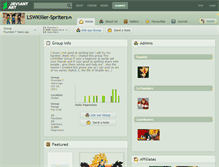 Tablet Screenshot of lswkiller-spriters.deviantart.com