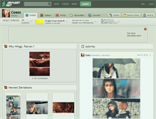 Tablet Screenshot of ceaes.deviantart.com