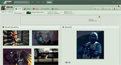 Desktop Screenshot of drv3r.deviantart.com