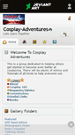 Mobile Screenshot of cosplay-adventures.deviantart.com