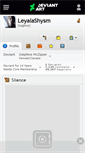 Mobile Screenshot of leyalashysm.deviantart.com