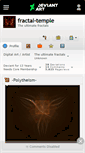Mobile Screenshot of fractal-temple.deviantart.com