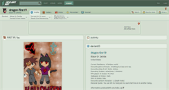 Desktop Screenshot of dragon-fire19.deviantart.com