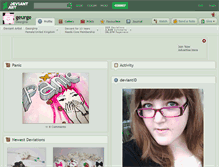 Tablet Screenshot of geurge.deviantart.com