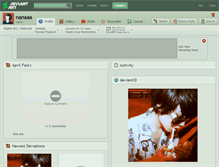Tablet Screenshot of nanaaa.deviantart.com