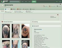 Tablet Screenshot of dannewsome.deviantart.com