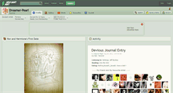 Desktop Screenshot of dreamer-pearl.deviantart.com