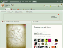 Tablet Screenshot of dreamer-pearl.deviantart.com