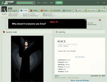 Tablet Screenshot of 3os.deviantart.com