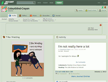 Tablet Screenshot of colourblind-crayon.deviantart.com