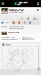 Mobile Screenshot of flatpop-chan.deviantart.com