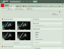 Tablet Screenshot of mmsq.deviantart.com