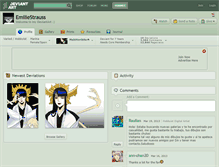 Tablet Screenshot of emiliestrauss.deviantart.com