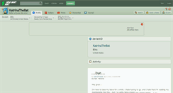 Desktop Screenshot of katrinathebat.deviantart.com