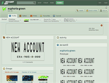 Tablet Screenshot of euphoria-green.deviantart.com