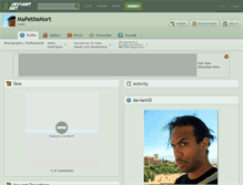 Tablet Screenshot of mapetitemort.deviantart.com