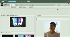 Desktop Screenshot of daddy-m.deviantart.com
