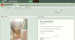 Desktop Screenshot of educatedfool89.deviantart.com