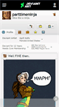 Mobile Screenshot of parttimeninja.deviantart.com