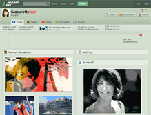 Tablet Screenshot of gazounette.deviantart.com