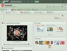 Tablet Screenshot of leontinees.deviantart.com