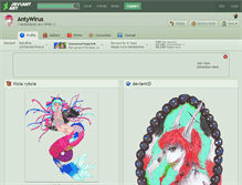 Tablet Screenshot of antywirus.deviantart.com