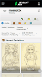 Mobile Screenshot of moimoi2x.deviantart.com