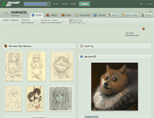 Tablet Screenshot of moimoi2x.deviantart.com
