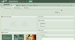 Desktop Screenshot of mmm333.deviantart.com