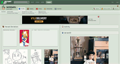 Desktop Screenshot of lambtastic.deviantart.com