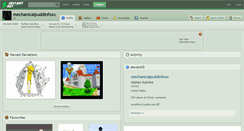 Desktop Screenshot of mechanicalpuddinfoxx.deviantart.com