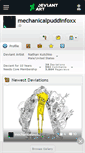 Mobile Screenshot of mechanicalpuddinfoxx.deviantart.com