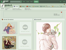 Tablet Screenshot of grandeu-r.deviantart.com