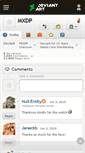 Mobile Screenshot of mxdp.deviantart.com